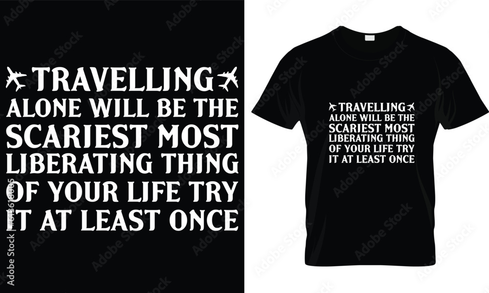 Travel t-shirt design vector.
