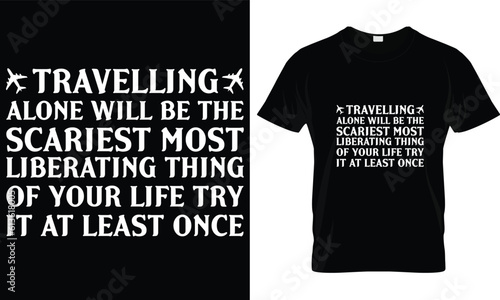 Travel t-shirt design vector.