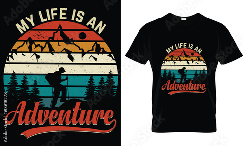 Travel t-shirt design vector.