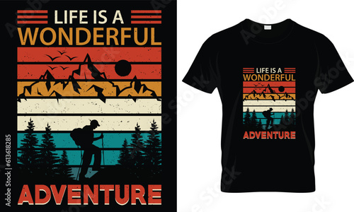 Travel t-shirt design vector.