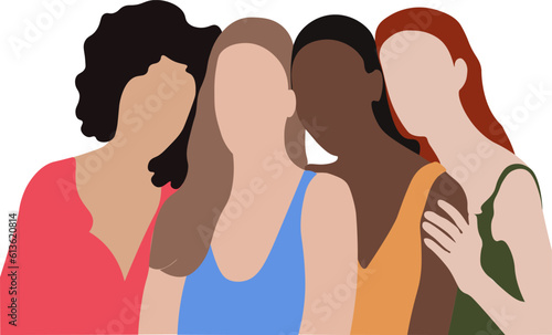girls of different nationalities, Girlfriends