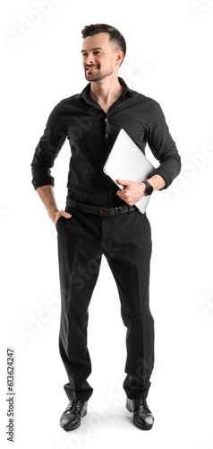 Confident young businessman...