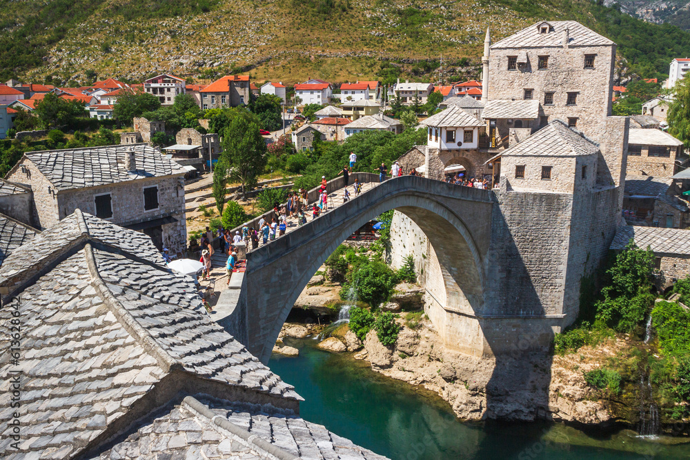 In the old town of Mostar