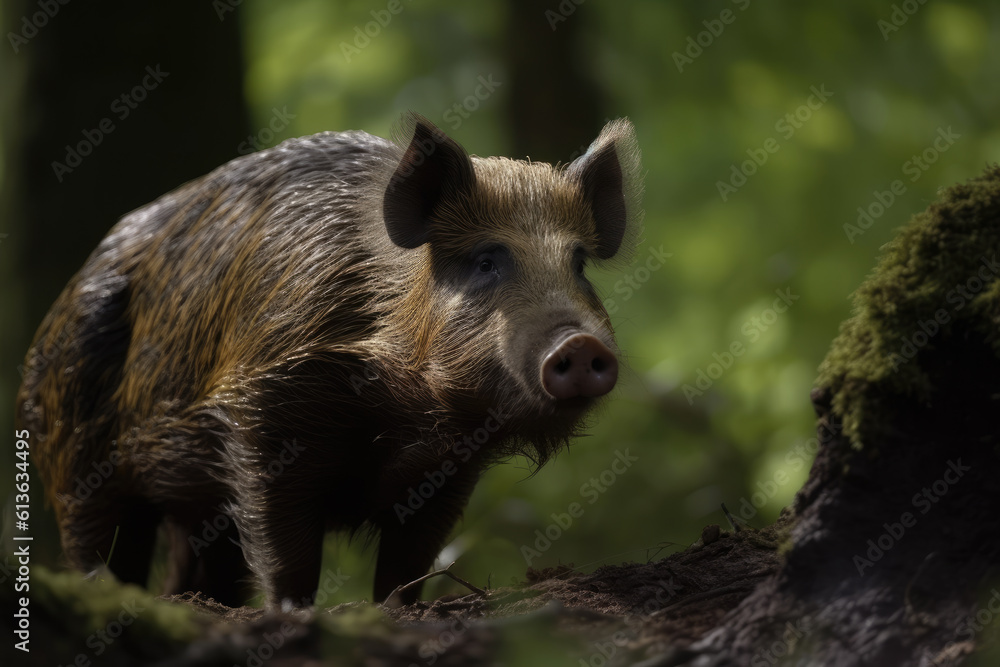 Schweine in der Freilandhaltung. Schweine in der Freilandhaltung.