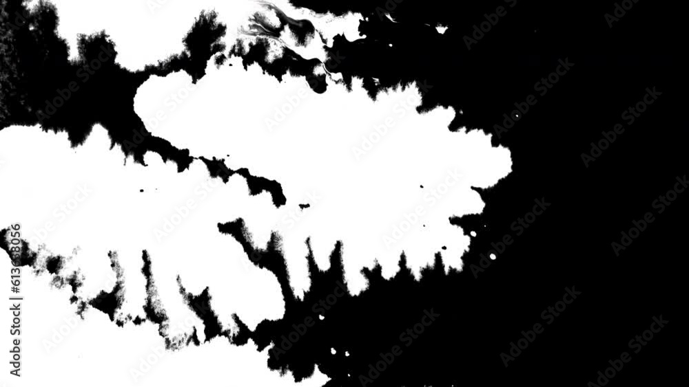Black ink abstract background artistic flow splatter spots spills white paper beautiful reveal dripping streaks spread fluid ink alpha matte isolated watercolor ink drops transition
Black ink abstract background artistic flow splatter spots spills white paper beautiful reveal dripping streaks spread fluid ink alpha matte isolated watercolor ink drops transition