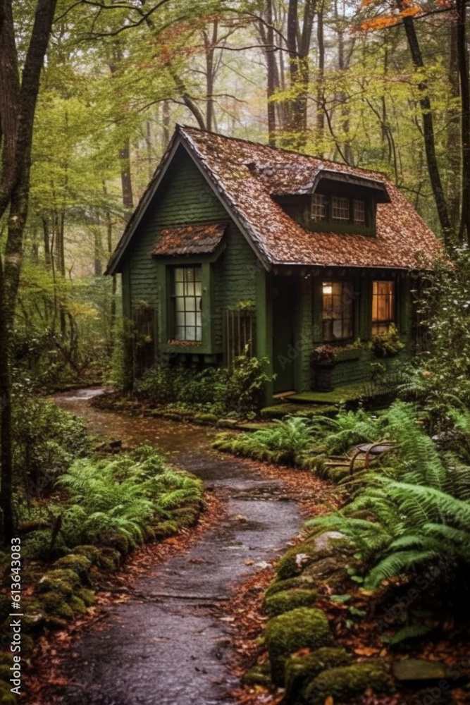House in the woods House in the woods