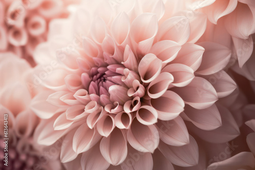 A detailed close-up of a blooming flower, showcasing its intricate petals and delicate beauty in vivid detail © Matthias