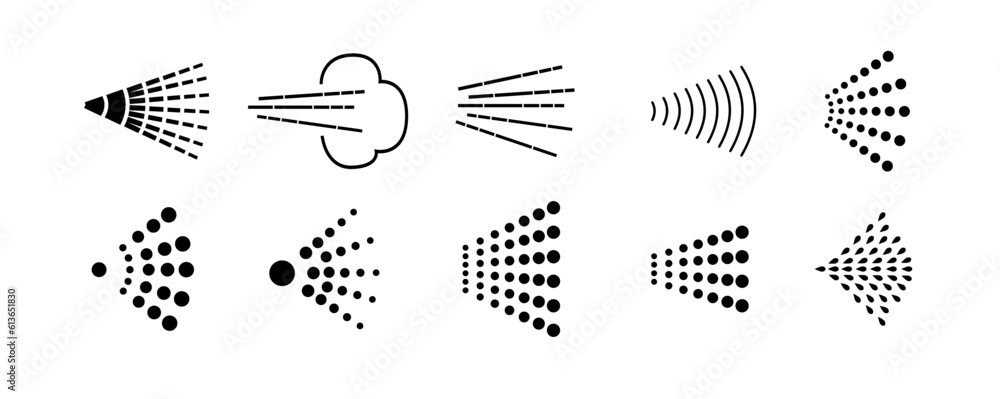 custom made wallpaper toronto digitalSpray icons set. Spray steam icons. cleanning deodorant sprayed line.Vector