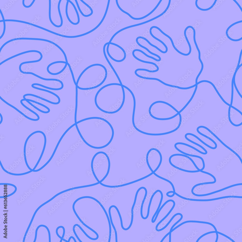 Abstract stripes seamless handprint line art pattern for wrapping paper and fabrics and linens and kids clothes print Abstract stripes seamless handprint line art pattern for wrapping paper and fabrics and linens and kids clothes print
