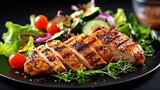 grilled chicken breast fillet Generative AI