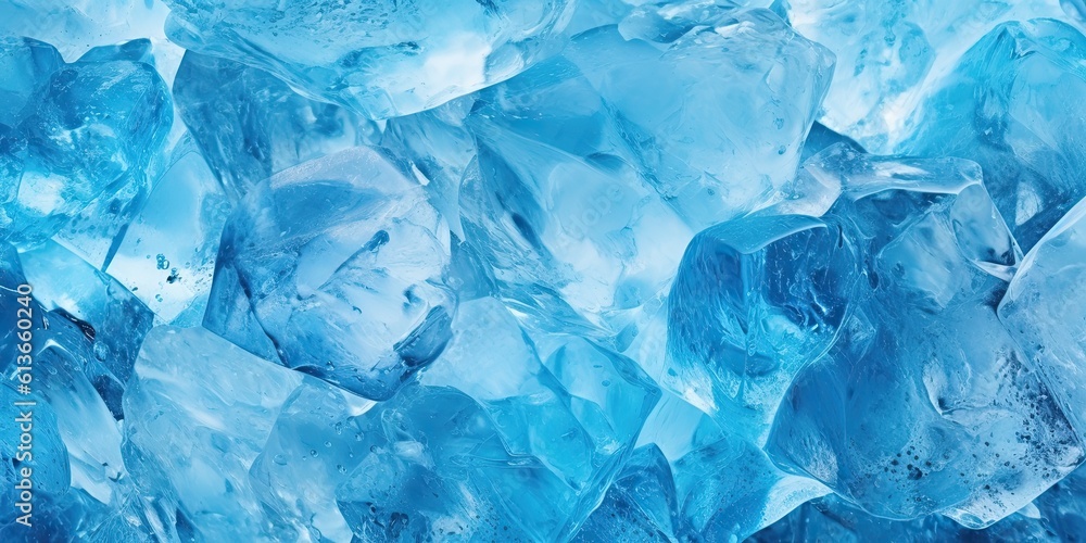 Abstract Glacial Blue ice, Nature-themed background pattern, in a horizontal format in JPG. Generative AI Abstract Glacial Blue ice, Nature-themed background pattern, in a horizontal format in JPG. Generative AI