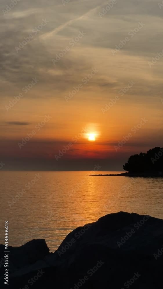 Golden Hour Sunset at the Pier in the Bay, Slow Motion Video Background Golden Hour Sunset at the Pier in the Bay, Slow Motion Video Background