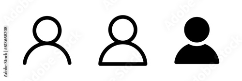 User icon set