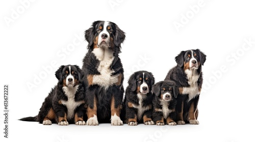 Bernese Mountain Dog Family