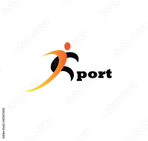 Logo design template for sport concept for your community