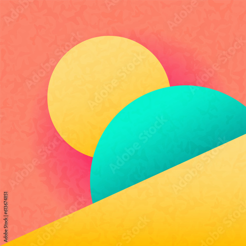 Modern Corporate Abstract Geometric Illustrations, Vector Art Collection.