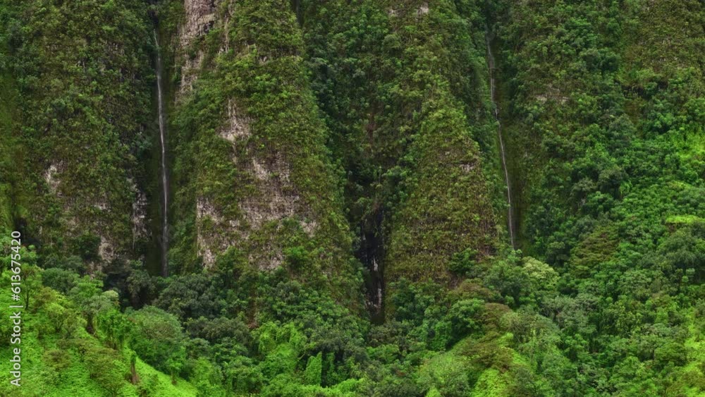 Epic Drone Shot On Hawaiian Mountain Epic Drone Shot On Hawaiian Mountain