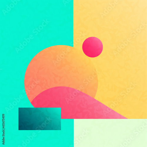 Modern Corporate Abstract Geometric Illustrations, Vector Art Collection.