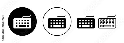 Keyboard icon vector for web and mobile app. keyboard sign and symbol