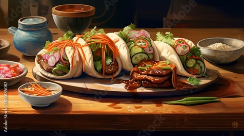 Visually_Captivating_Gua_Bao_Arrangement photo