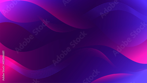 Abstract Gradient Blue Purple liquid background. Modern background design. gradient color. Dynamic Waves. Fluid shapes composition. Fit for website  banners  wallpapers  brochure  posters