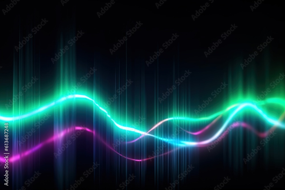 abstract futuristic background with gold PINK blue glowing neon moving high speed wave lines and bokeh lights. Data transfer concept Fantastic wallpaper, Ai Generative abstract futuristic background with gold PINK blue glowing neon moving high speed wave lines and bokeh lights. Data transfer concept Fantastic wallpaper, Ai Generative