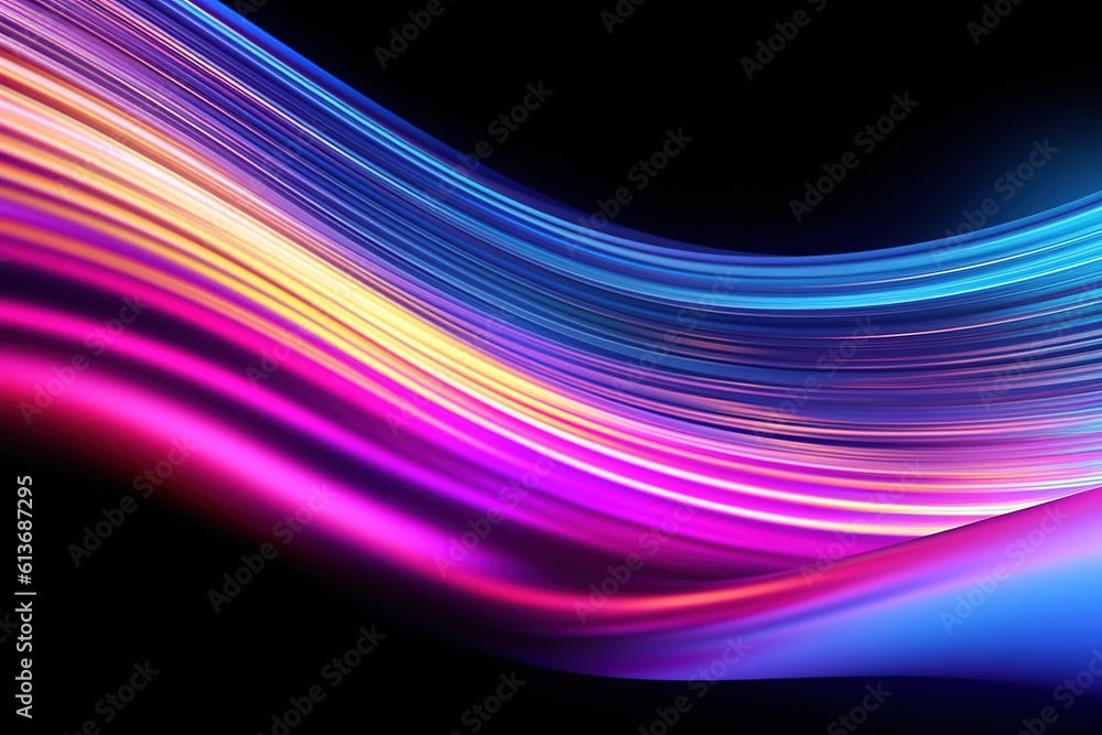 abstract futuristic background with gold PINK blue glowing neon fluid waves techno sound shap Data transfer concept Fantastic wallpaper, Ai Generative abstract futuristic background with gold PINK blue glowing neon fluid waves techno sound shap Data transfer concept Fantastic wallpaper, Ai Generative