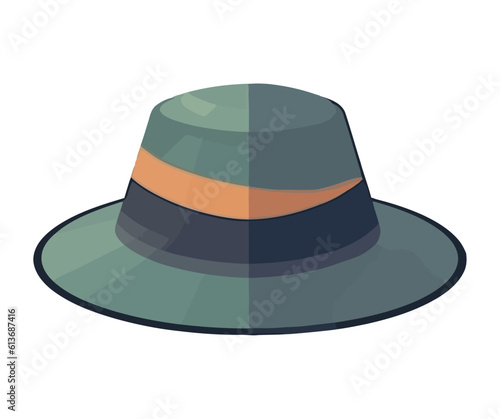 Elegant bowler hat symbolizes modern fashion