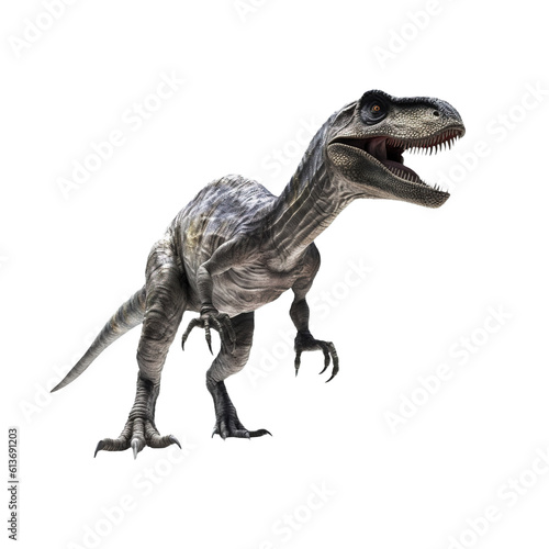 Tyrannosaurus Rex T-rex on transparent background Generative AI