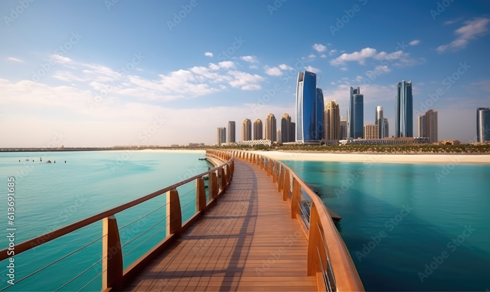 Architectural Marvels Abu Dhabi's Majestic Skyscrapers Piercing the