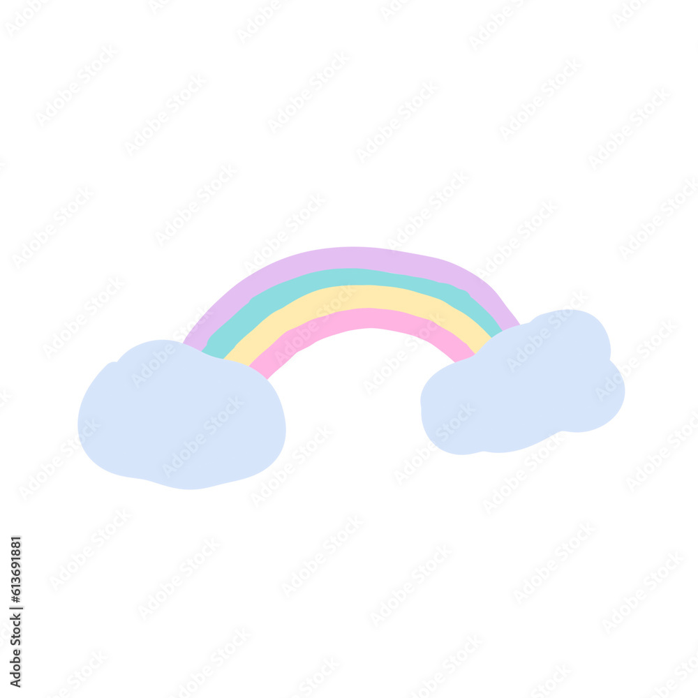 rainbow and clouds rainbow and clouds