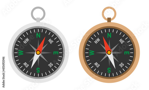 vintage style compass set, 빈티지풍의 나침판 세트