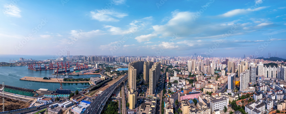 Aerial Photography of Qingdao Coastal International Cruise Center