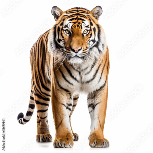 tiger isolated on white background