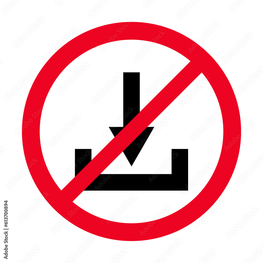 No phone sign vector flat icon. Warning symbol illustration. No phone sign vector flat icon. Warning symbol illustration.