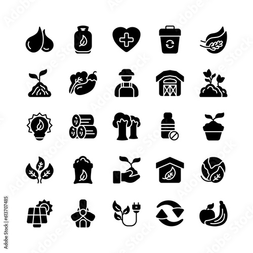 Nature and ecology icons