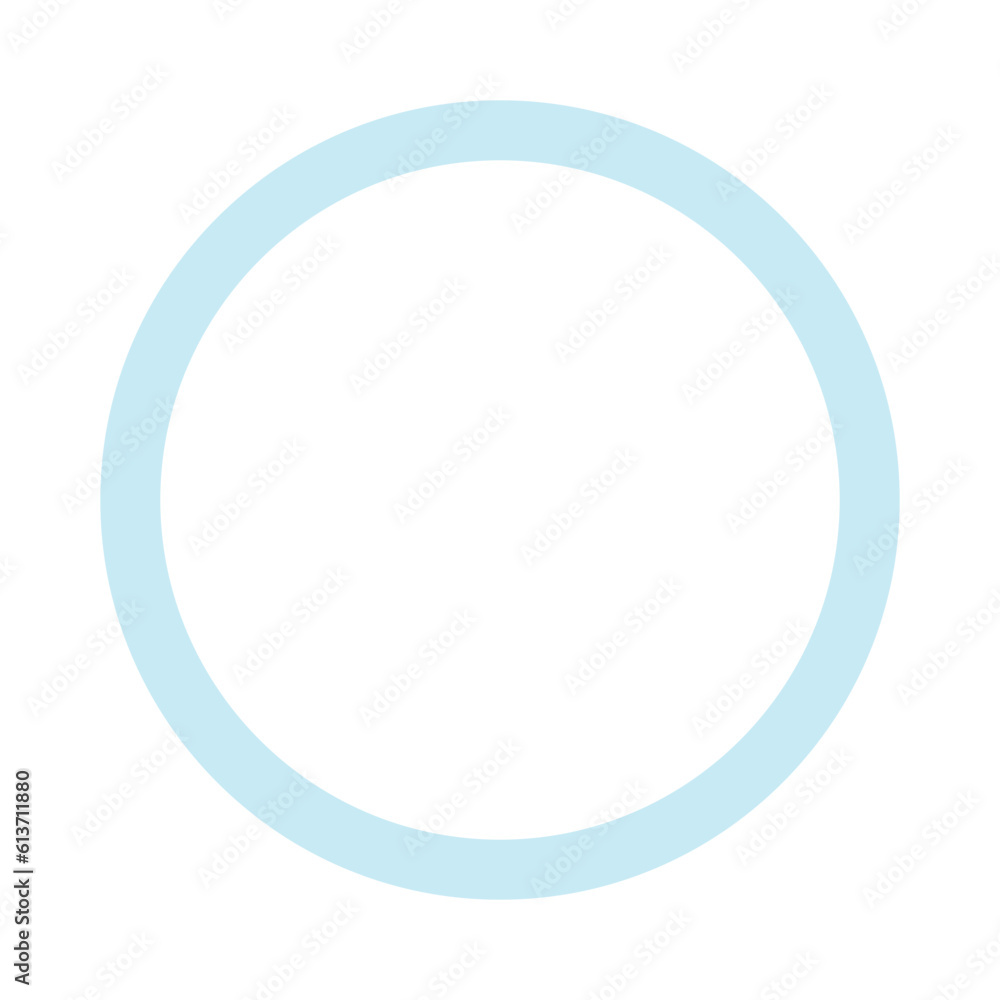 abstract blue circle