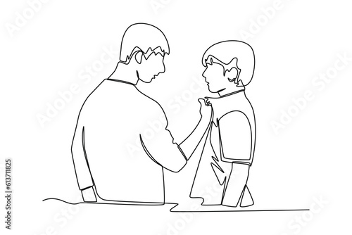 Continuous one line drawing 
criminal activity concept. Single line draw design vector graphic illustration.