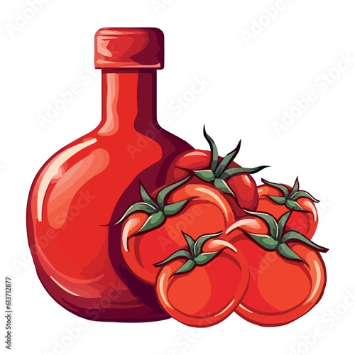 Fresh organic sauce tomato for healthy eating