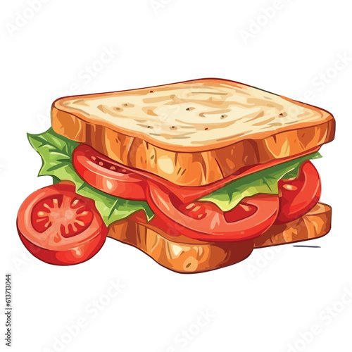 Grilled beef burger on toasted baguette bun.