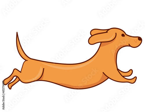 Cute dachshund dog icon design graphics svg