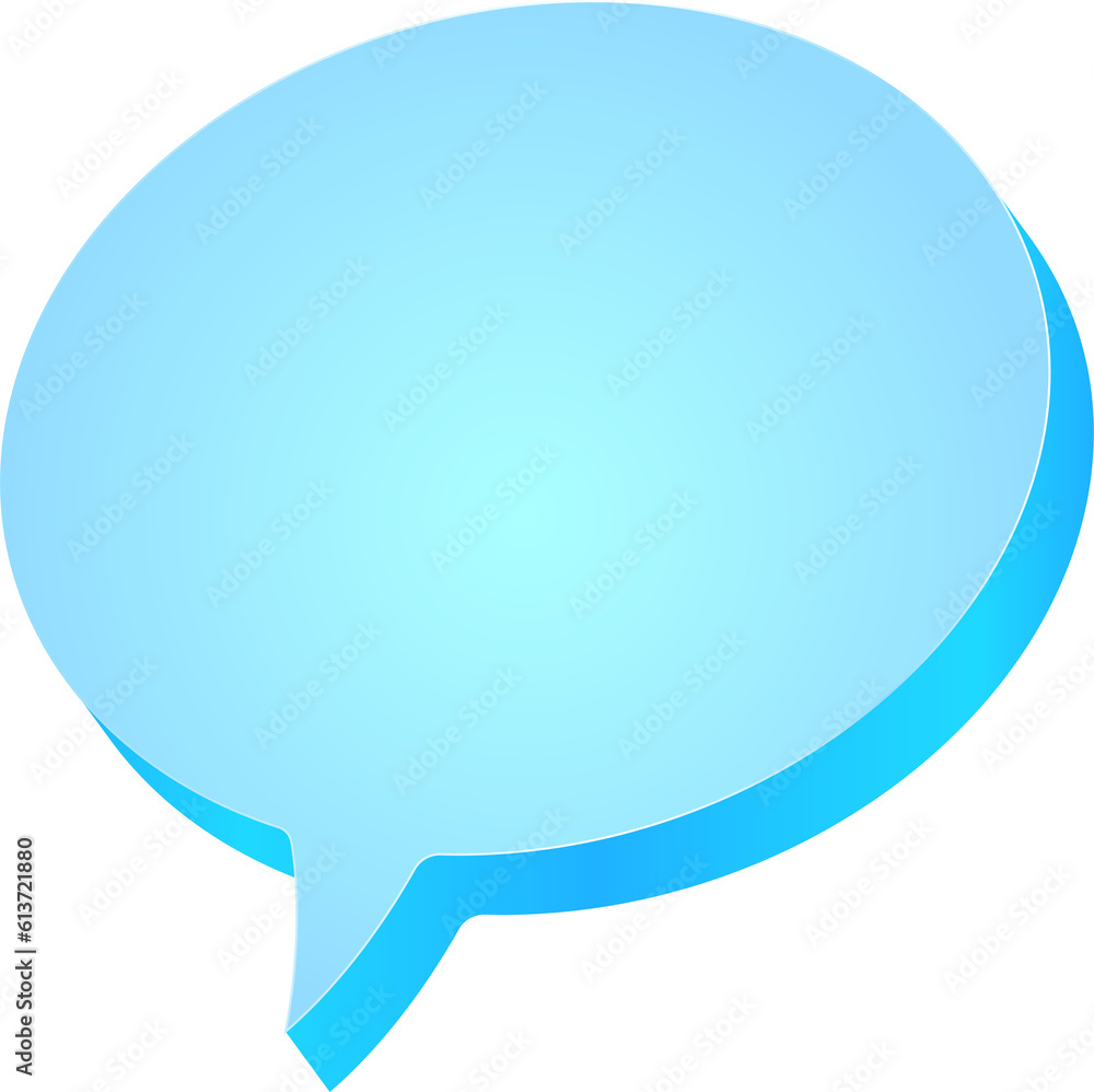 3d blue bubble speech comic empty element design 3d blue bubble speech comic empty element design