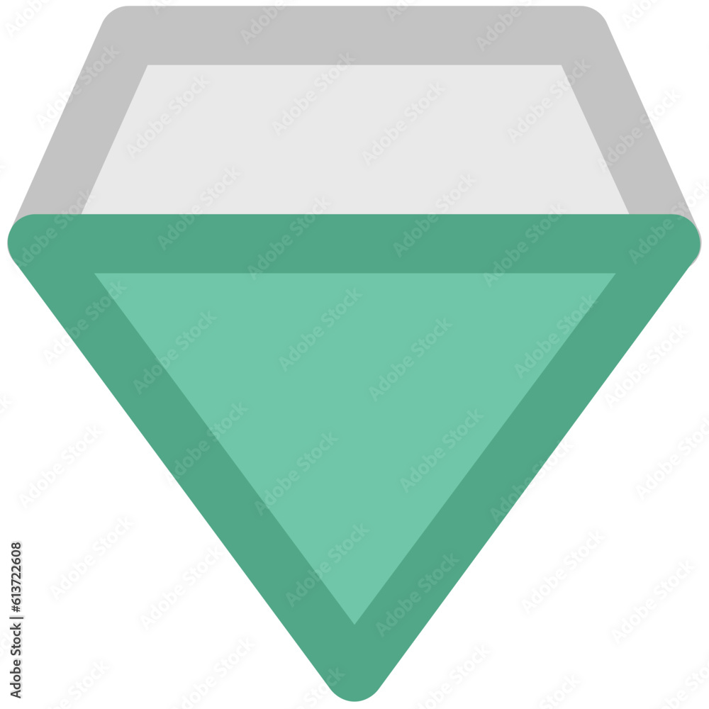Concept of premium service, diamond flat icon Concept of premium service, diamond flat icon