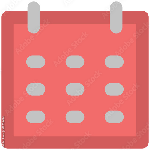 Flat rounded icon of graph 