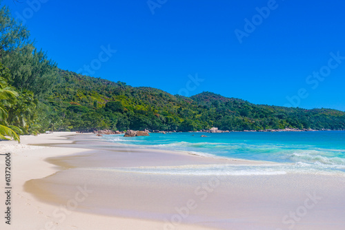 Anse Lazio beach on the Praslin island in Seychelles