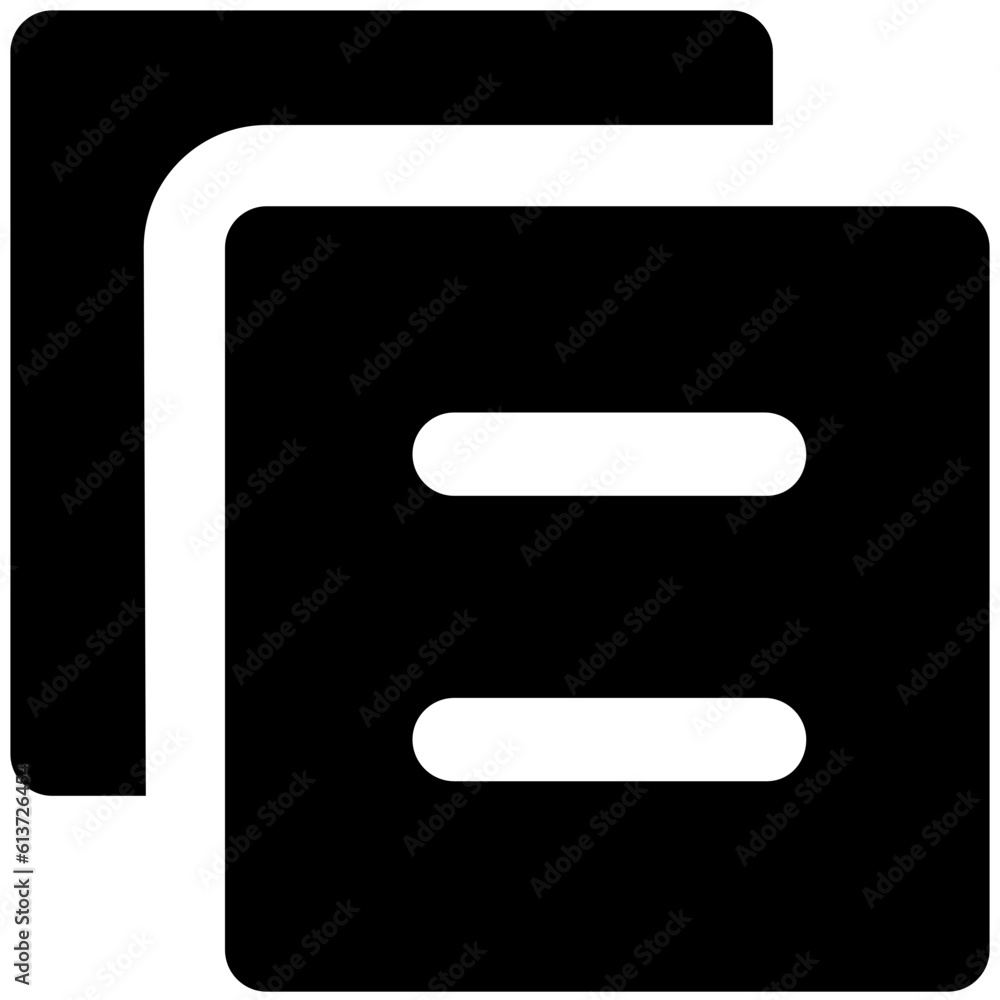A handy flat icon of copy paste A handy flat icon of copy paste