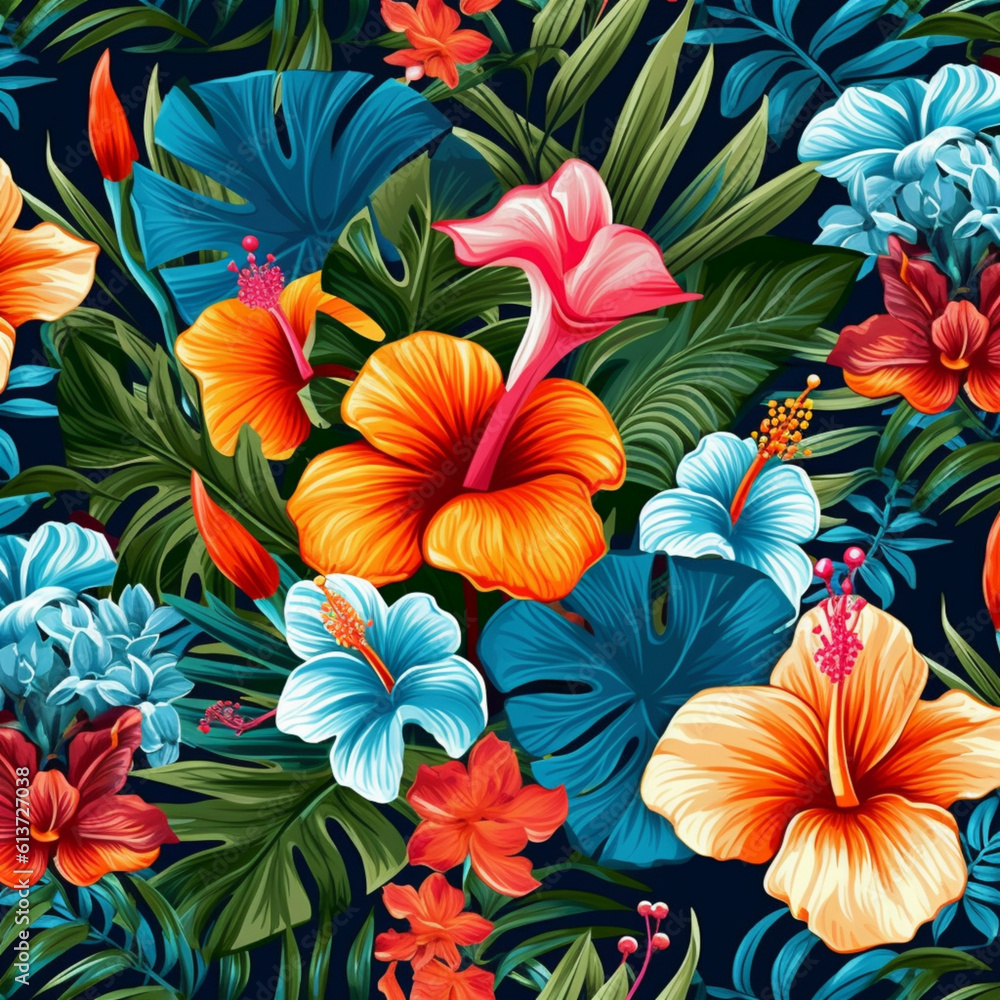 seamless background with flowers seamless background with flowers