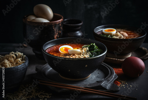 Sapporo miso ramen in a bowl