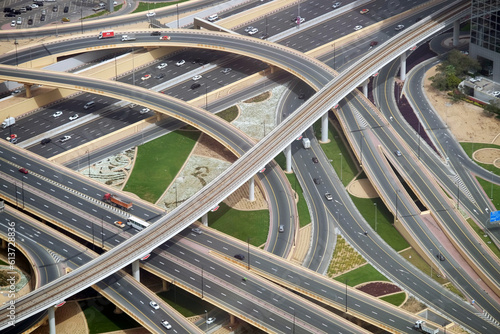 highway roads in Dubai