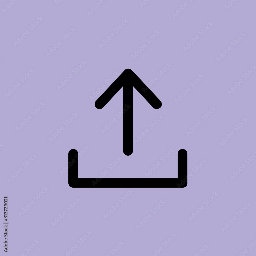 A customizable icon of upload folder A customizable icon of upload folder
